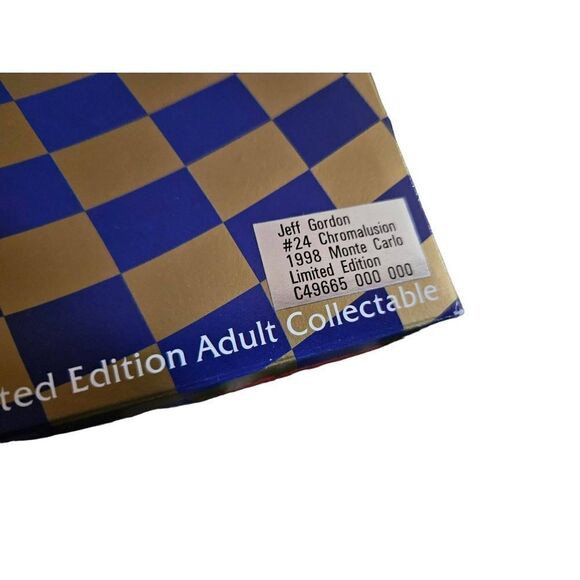 Action Platinum Jeff gordon #24 chromalusion 1998 Monte carlo limited edition C2 - Picture 7 of 13